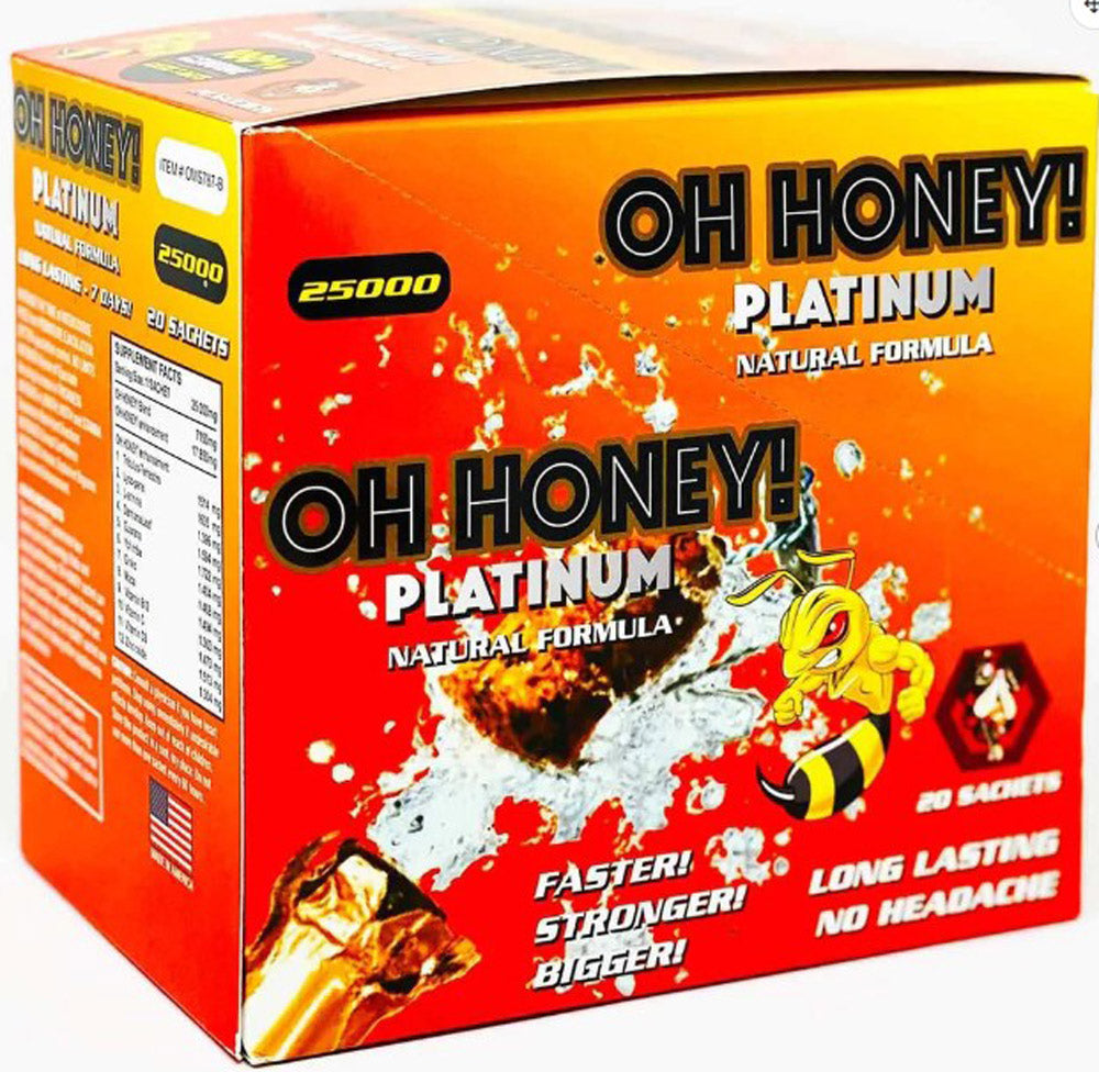 Oh Honey Platinum 20 Sachet Box Honey