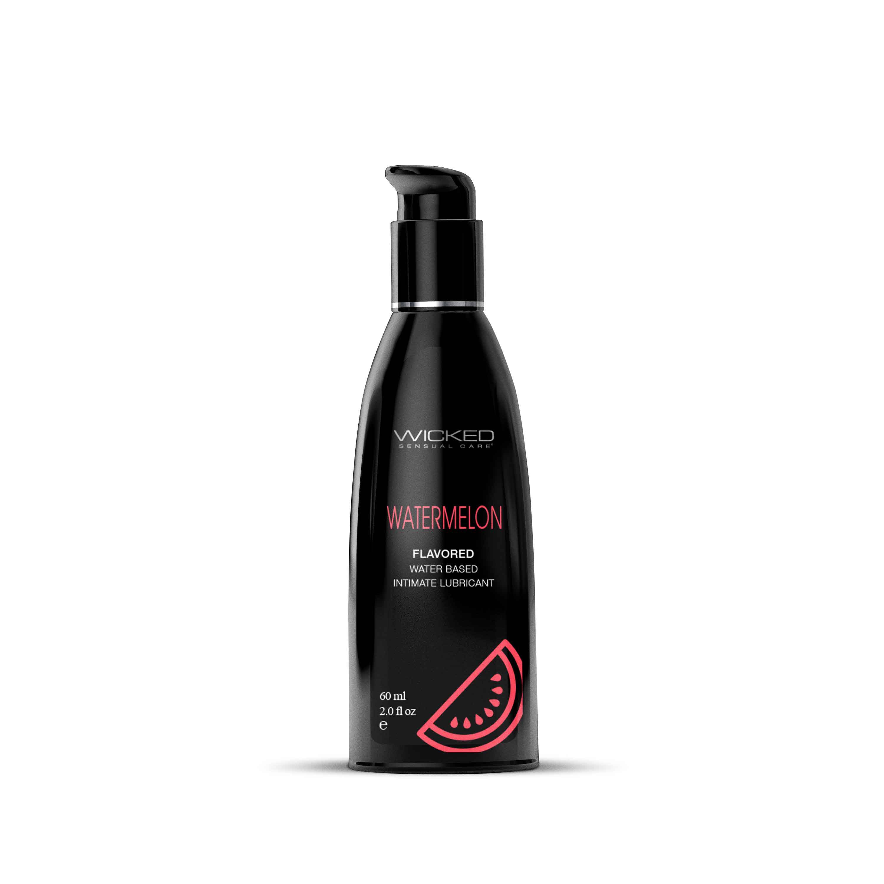 Aqua Watermelon Flavored Water Based Intimate Lubricant - 2 Fl. Oz.