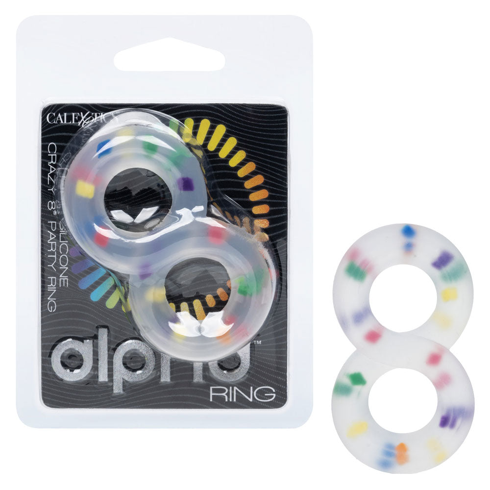 Alpha Liquid Silicone Crazy 8 Party Ring