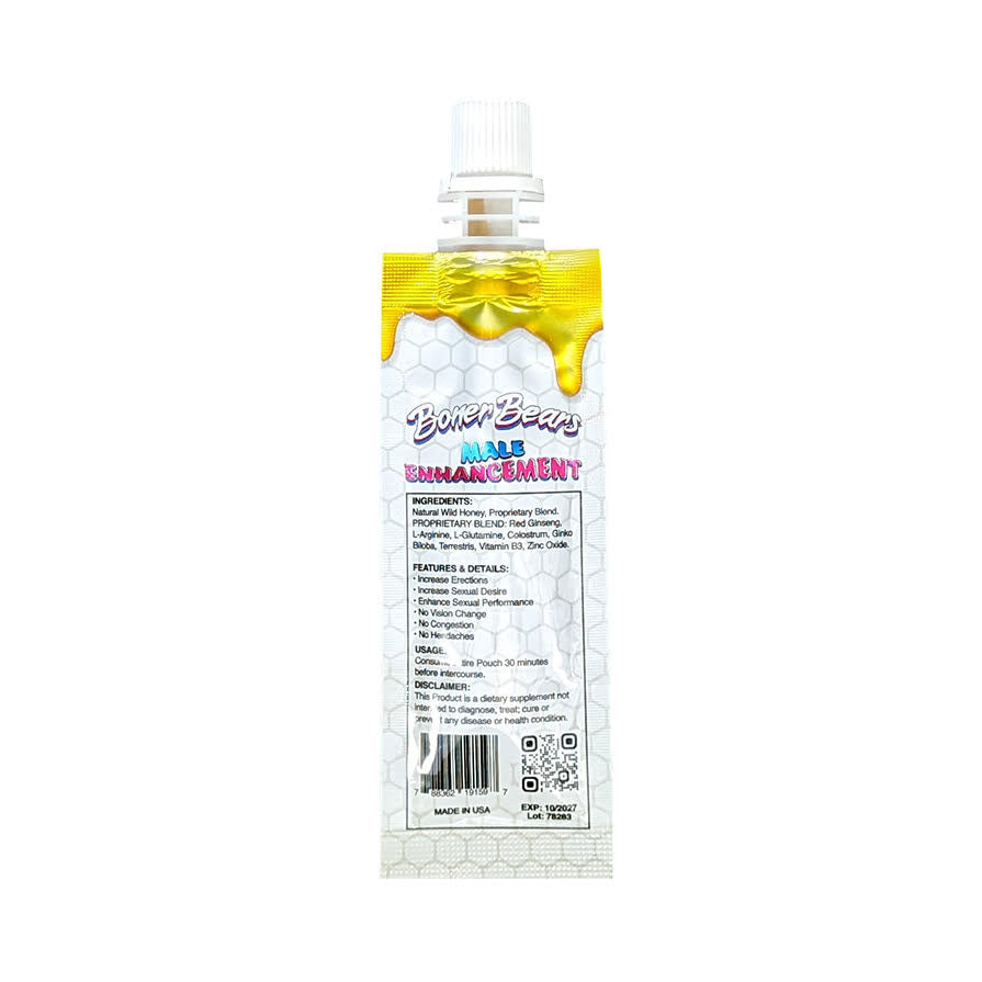 Boner Bear Honey Male Enhancement 15 Ct Display- (Net Pricing)