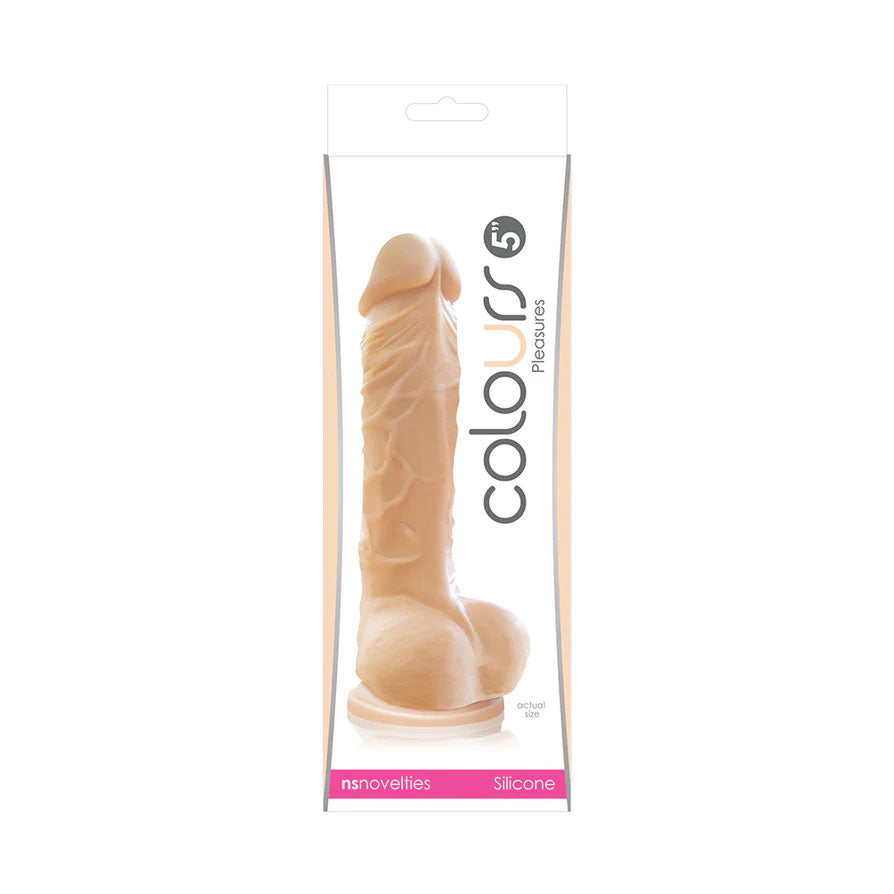 Colours Pleasures - 5 Inch Dildo - White