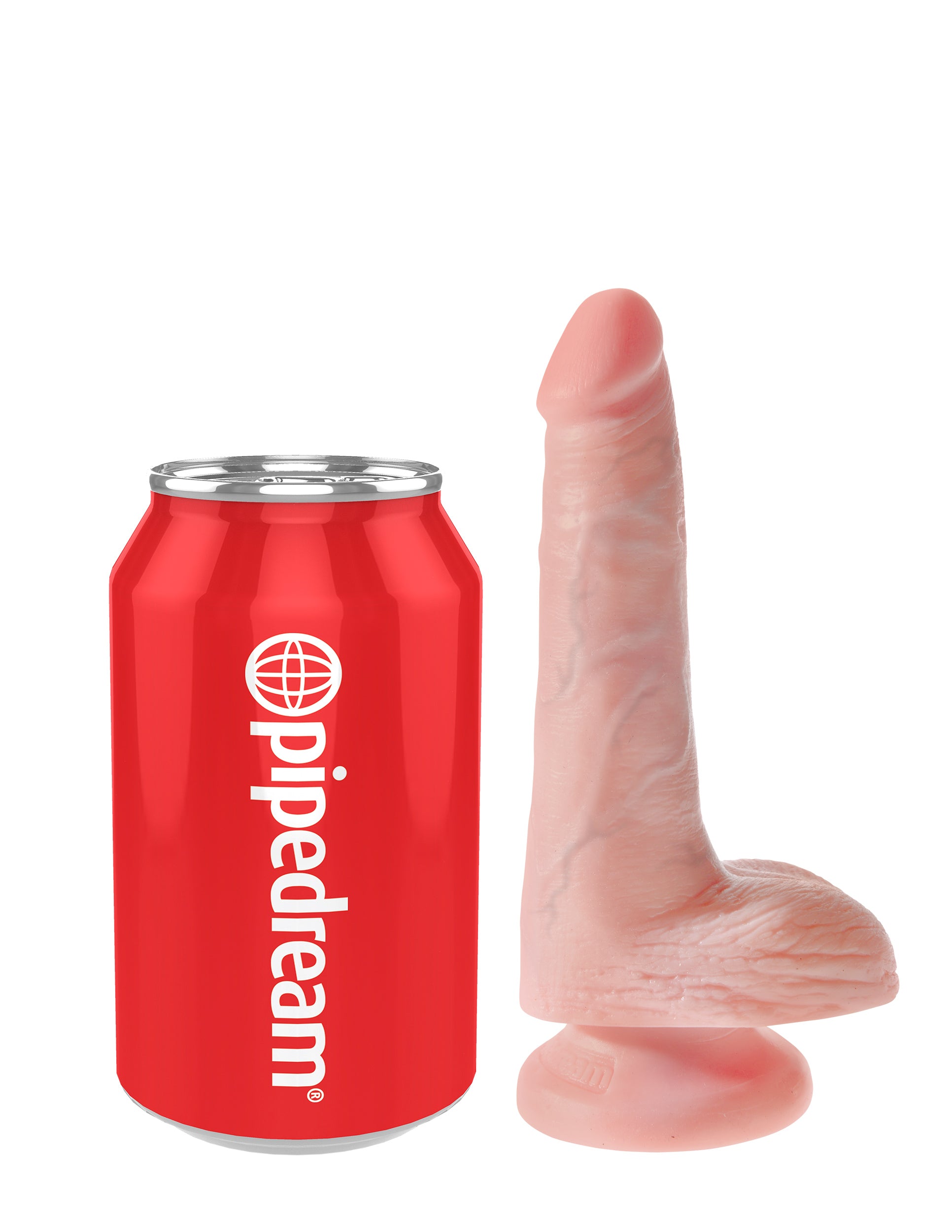 King Cock 6 Inch Cock With Balls - Light