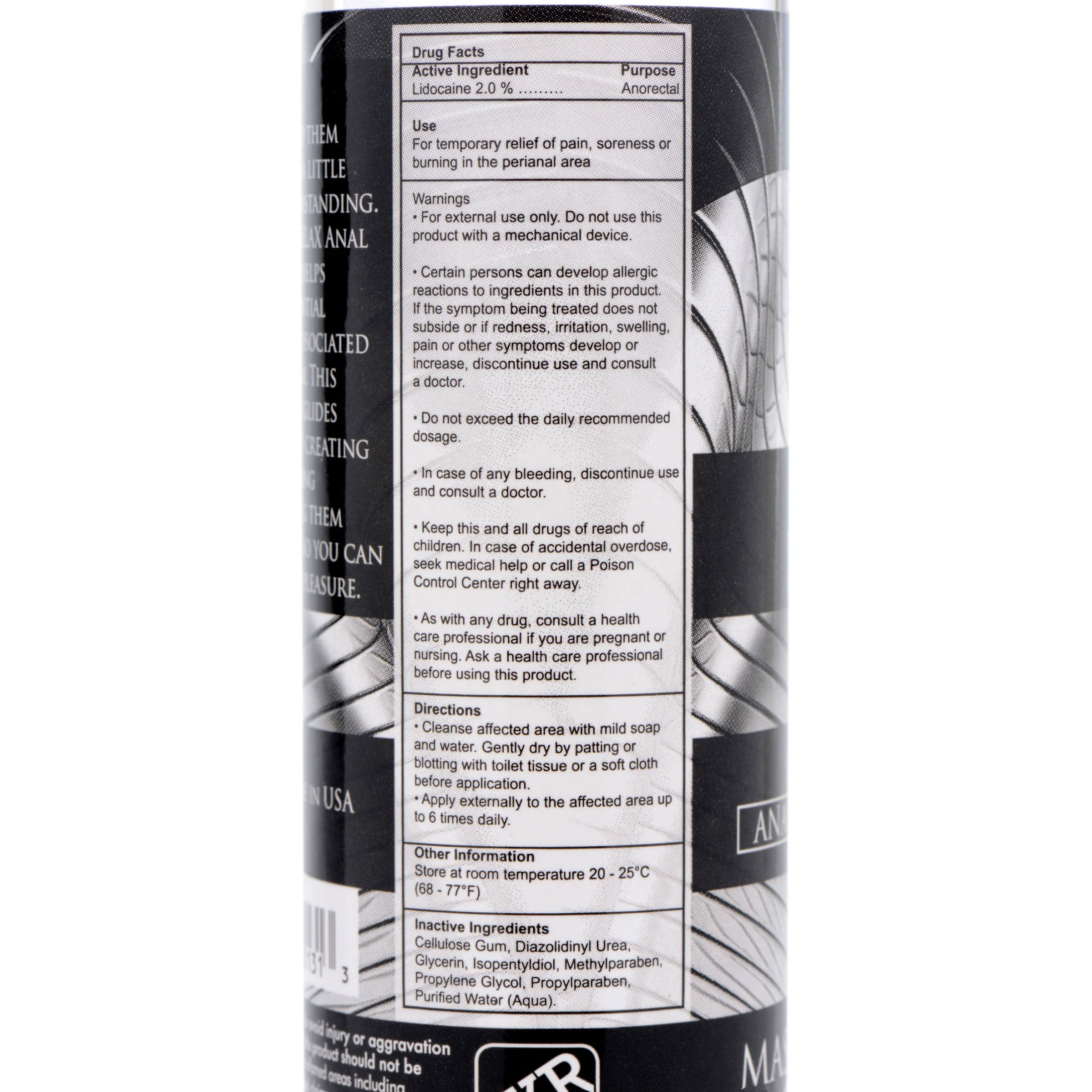 Ass Relax Lubricant Anal Desensitizer - 4.25 Fl. Oz.